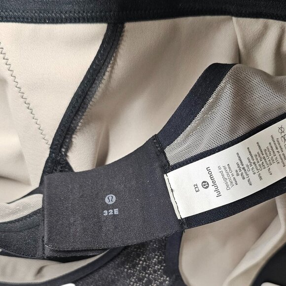 Lululemon Awake To Lace Bra, Molded Cups, Wireless, Unpadded,Black Size 32E, NWT - Picture 5 of 5
